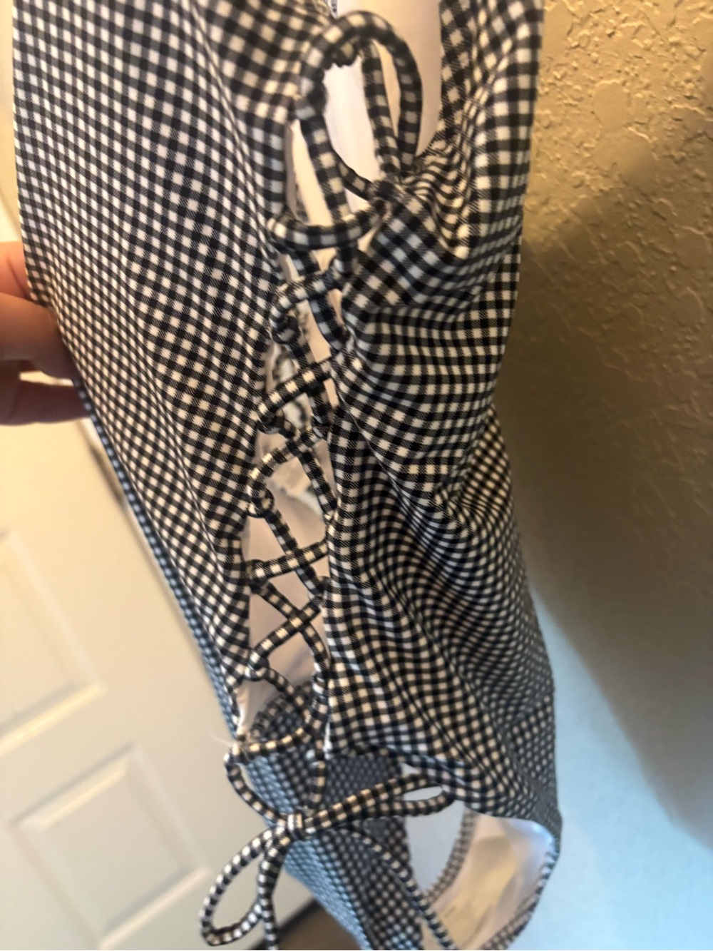 Aerie plunge gingham one piece - Picture 9 of 12